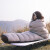 挪客（NatureHike）羽绒睡袋 户外成人冬季加厚保暖鸭绒露营睡袋 -7℃烟褐色/L(980G)