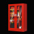 谋福9636消防柜器材柜微型消防站柜应急展示柜（单独消防柜 1800*900*390）可定做 