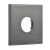 西蒙(SIMON)开关插座 出线面板 86型空白面板带孔 E6系列电视墙穿线板 荧光灰色 725200-61