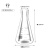 玻璃三角烧瓶烧杯锥形瓶带塞50/150/250/500/1000ml化学实验器材 环球直口三角瓶300ml