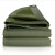 鑫亨达（XINHENGDA）加厚耐磨户外防晒有机硅单面挂胶帆布防雨布军绿色600g/m²15米×15米1块