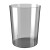 金诗洛 K5313 PET透明垃圾桶 无盖客厅办公塑料圆收纳桶纸篓垃圾桶 琥珀黄大号