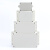 SEISO 防水盒 F型带耳塑料接线盒 密封盒 塑料配电箱 户外防水箱 F4-2【长100宽68高50】