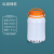 塑料桶蜂蜜桶桶储水桶密封酵素发酵桶酿酒桶带盖 4升-加厚直桶(配内盖)