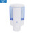 瑞沃（SVAVO）手动皂液器350ml 免打孔洗手液盒 壁挂沐浴露盒 V6101白色单格