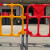 筑筠 塑料护栏 移动吹塑围栏 交通路障隔离 黄色1350*1900 单位：个