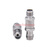 东方旭普（eastsheep）毫米波连接器 2.92/1.85-KKG 2.92MM母转1.85MM母 DC-40G不锈钢转接器 1个装