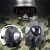 LISM防毒面具生化头罩防护头戴式防毒面具军迷儿童全面罩面罩全面具 绿色头盔-不含面具