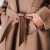MaxMara女装奢侈品 女士纯羊毛大衣外套 Resina 棕色006 40/M/115斤