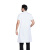 劳博士 TZ012 白大褂 工作服学校化学实验室服护士服药店食品厂工装白色 男2XL短袖