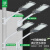 上海亚字牌LED路灯头防水户外220V超亮小区新农村道路挑臂电线杆 1米挑臂吸墙直杆 送螺丝