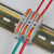 KV121导轨快速接线端子排 电线连接器UK2.5b插拔对接组合轨道端子 嘉博森 绿色50只装 (KV121端子)