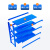 环恩 中型蓝色2000*1500*500mm副架 货架仓储货架储物架置物架超市展示架金属层架多功能组合架