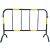波浩 BOHAO 可移动护栏 防撞护栏 黄黑临时围挡 施工隔离护栏  铁马 黑黄款100个起售 不零售（不包卸货）