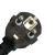 欧标VDE电源线铜0.75/1/1.5/2.5平方1.8米3米欧规电源线插头线 黑色 带品字尾  3x05平方 3M