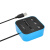 酷比客 USB2.0 3口集线器/带读卡器/蓝色LCHC01BU