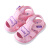 潮梦城会叫的学步鞋女宝宝布凉鞋夏季婴儿0一1-2岁3叫叫鞋软底学步 ，粉色(1910) ，13码(内长11.5cm) 参考