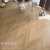 赛乐透鱼骨纹艺术拼花强化复合木地板家用北欧风耐磨防水复古服装店12mm 8610 [热卖款] 1㎡