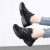 斯凯奇（Skechers）女鞋24新款运动鞋黑白熊猫鞋跑步鞋增高老爹鞋透气休闲鞋子女 简约一代款型/全黑配色 36.5