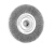梵选  平型镀铜铜丝轮平孔平不锈钢钢丝轮平行机用钢丝刷除锈抛光轮  单位： 个 100*16不锈钢0.15细丝* 