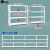 载象仓储货架置物架多层货物展示架钢制储物架仓库阳台铁货架子中型150*60*200=4层240KG白色副架