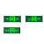 联塑 LESSO 消防应急灯 安全出口疏散指示牌 紧急通道标志灯 安全出口指示灯（双面双向）