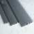 米奇特工 PVC弧形压线槽耐踩耐压地板线槽3号灰色带胶