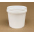 密封塑料桶调料海蜇冰粉小水桶化工带盖1/2/3/5/25十公斤L升 1L白色无提手不带盖