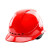 安全帽男工地领导施工夏季透气电力建筑工程绝缘头盔定制印字嘉博森 红色透气款(抽拉帽衬)