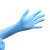 尚和手套（SHOWA）一次性丁腈手套无粉防滑麻指加厚防水耐油实验检查 蓝色881/M/100只