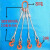 钢丝绳吊索具/压制钢丝绳组合吊具/起重吊钩索具/二肢三肢四肢 8吨4腿3米美式货钩