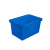 恬晨牌85L 普通120型蓝色 660x480x395mm无盖大水箱塑料水箱海产品水箱塑胶方形水箱大胶箱（10个装）