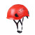 希万辉 护目安全帽建筑工程国标加厚冬季透气攀岩头盔A 红色SF06-带护目镜款