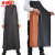 麦锐欧（Mairuio）复合PVC劳保围裙 加厚耐磨款 清洁工作防水防油工作服 黑红均码74*108cm