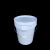 油漆桶空桶调漆桶调漆罐大铁桶白皮桶工业20L铁桶塑料桶法兰桶 20升 食品桶（无盖）白色