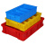 震迪格子箱350*200*85分格箱分隔式零件盒螺丝分类盒可定制多格箱