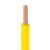 实迈 电线电缆 照明插座电线 单股铜芯硬国标电线 BV6平方 100米/卷 黄色