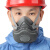 耐斯安防尘口罩面具透气防工业粉尘装修打磨灰粉可清洗易呼吸防护面罩男 200防尘面具1套（含1片棉）