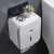 摩珂（HKMOKE）卫生间纸巾盒厕所卫生纸卷纸置物架壁挂式防水厕纸盒免打孔抽纸盒 灰白色