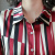 古地斯 GuDiSi X668真丝衬衫女2020港风印花长袖女衬衫高端桑蚕丝百搭衬衣  酒红条 XL