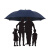 佳佰  雨伞双人超大自动男士商务雨伞 大号直杆长柄加固防风高尔夫伞 深蓝