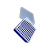 企桥 塑料离心管盒 蓝色EP管盒 样品管盒 PCR管盒 圆孔 耐高温消毒 离心管盒 1.5/2ml100孔6个装