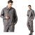 聚远（JUYUAN）20105/纯棉工作服套装男冬季双层加厚Z9107 中灰802 180
