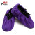 普舍（PUTSCHE）涤棉布鞋套 机房车间防尘防滑底可反复洗 紫色 