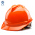 正远 安全帽工地 新国标ABS建筑工程领导监理电力施工V型防砸透气安全头盔 V型透气橘色 按键式 
