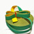 黄绿片基带输送带传送带工业皮带平皮带传动带同步皮带糊盒机皮带 片基带厚度1.5mm