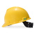 梅思安（MSA）10146459 V-Gard PE标准V型安全帽 一指键帽衬 D型下颚带 黄色 1顶