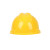 朗莱斯特 安全帽 玻璃钢/ABS 工地建筑 防砸抗冲击 V形黄色 普通款