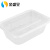 金盛昱（JSY）方形餐盒 1000ml一次性外卖透明塑料打包盒汤碗保鲜盒 RYCF1000 300套/箱 