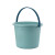 茶花手提水桶家用加厚塑料洗衣桶储水用桶洗车圆桶桶洗衣桶拖把桶 红色1个14.4L